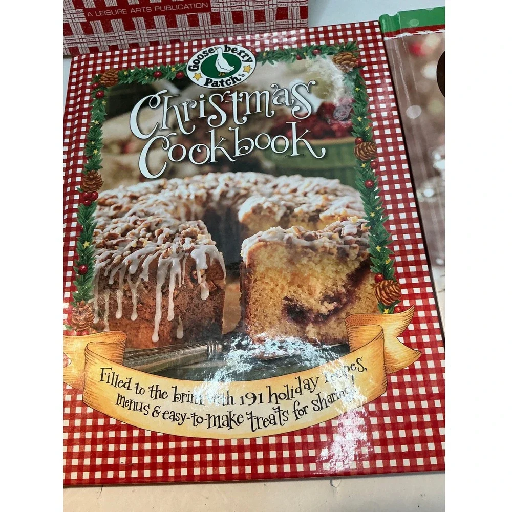 Gooseberry Patch Vintage Y2K Christmas Cookbook Lot Holiday Recipes Crafts Lot 6
